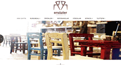 Desktop Screenshot of ersozlersandalye.com